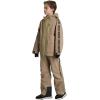 GSOU SNOW Snow Suit for Kids Ski Suit Boys Ski Jacket and Snow Bibs Set Waterproof Insulated Snowsuit Windproof for Kid Youth(Khaki)