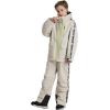 GSOU SNOW Snow Suit for Kids Ski Suit Boys Ski Jacket and Snow Bibs Set Waterproof Insulated Snowsuit Windproof for Kid Youth(Off-white)