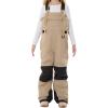 GSOU SNOW Girls Boys Snow Ski Bibs Kids Snowboard Pants Insulated Waterproof Overall Winter (3-16Years)(Caramel)