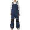 GSOU SNOW Girls Boys Snow Ski Bibs Kids Snowboard Pants Insulated Waterproof Overall Winter (3-16Years)(Navy)