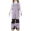 GSOU SNOW Girls Boys Snow Ski Bibs Kids Snowboard Pants Insulated Waterproof Overall Winter (3-16Years)(Purple)