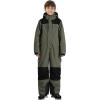 GSOU SNOW Kids Snow Suit One Piece Ski Suit Boys Girls Snowboard Jumpsuits Waterproof Youth Snowsuit Outfit(Army Green)