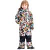 GSOU SNOW Kids Snow Suit One Piece Ski Suit Boys Girls Snowboard Jumpsuits Waterproof Youth Snowsuit Outfit(Brown)