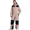 GSOU SNOW Kids Snow Suit One Piece Ski Suit Boys Girls Snowboard Jumpsuits Waterproof Youth Snowsuit Outfit(Pink-1)