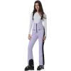 GSOU SNOW Women Ski Bib Pants Snow Overalls Snowboard Waterproof Windproof Insulated Slim Winter Warm High elasticity(Light Purple)