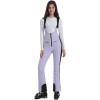 GSOU SNOW Women Ski Bib Pants Snow Overalls Snowboard Waterproof Windproof Insulated Slim Winter Warm High elasticity(Light Purple)