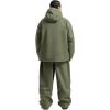 GSOU SNOW Women Ski Jacket and Pants Set Men Snowboard Jacket Baggy Snow Suit Waterproof Windproof Insulation Ski suit(Army Green)