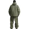 GSOU SNOW Women Ski Jacket and Pants Set Men Snowboard Jacket Baggy Snow Suit Waterproof Windproof Insulation Ski suit(Army Green-1)