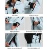 GSOU SNOW Women Ski Jacket and Pants Set Men Snowboard Jacket Baggy Snow Suit Waterproof Windproof Insulation Ski suit(Light Blue-2)