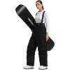 GSOU SNOW Womens Ski Jacket and Pants Set Snowsuit Snowboard Bibs Snow Coats Waterproof Hooded