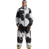 GSOU SNOW Women Ski Jacket and Pants Set Men Snowboard Jacket Baggy Snow Suit Waterproof Windproof Insulation Ski suit(Cow-1)