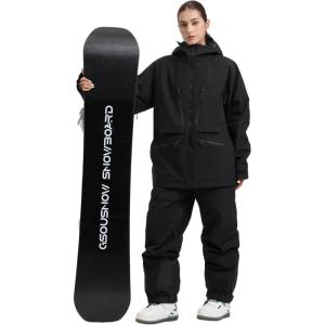 GSOU SNOW Women’s Snowboard Pants and Jackets Ski Outfits Waterproof Snow Suits Ski Jacket Bibs Set