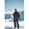 GSOU SNOW Men Snowboard Pants Baggy Women Ski Pants Snow Loose Insulated Sport Outdoor Waterproof Windproof(Black)
