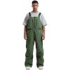 GSOU SNOW Mens Ski Bibs Women Snowboard Pants Bib Snow Insulated Overalls Waterproof Windproof Winter Warm Sport(Arm Green)