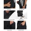 GSOU SNOW Mens Ski Bibs Women Snowboard Pants Bib Snow Insulated Overalls Waterproof Windproof Winter Warm Sport(Black)