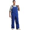 GSOU SNOW Mens Ski Bibs Women Snowboard Pants Bib Snow Insulated Overalls Waterproof Windproof Winter Warm Sport(Klein Blue)