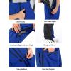 GSOU SNOW Mens Ski Bibs Women Snowboard Pants Bib Snow Insulated Overalls Waterproof Windproof Winter Warm Sport(Klein Blue)
