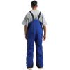 GSOU SNOW Mens Ski Bibs Women Snowboard Pants Bib Snow Insulated Overalls Waterproof Windproof Winter Warm Sport(Klein Blue)
