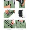 GSOU SNOW Mens Ski Bibs Women Snowboard Pants Bib Snow Insulated Overalls Waterproof Windproof Winter Warm Sport(Light Green)