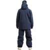GSOU SNOW Mens Ski Jacket and Pants Set Baggy Snowboard Suit Ski Snowsuit Snow Bibs Waterproof Hooded(Navy)