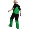 GSOU SNOW Snowboard Bibs Mens Ski Bibs Overalls Snow Pants Womens Waterproof Insulated Sport(Bright Green)
