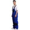 GSOU SNOW Women Men Ski Bibs Snowboard Pants Snow Bibs Overalls Waterproof Windproof Insulated Winter Sport Warm(Klein Blue)