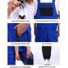 GSOU SNOW Women Men Ski Bibs Snowboard Pants Snow Bibs Overalls Waterproof Windproof Insulated Winter Sport Warm(Klein Blue)