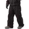 GSOU SNOW Men Snowboard Pants Baggy Women Ski Pants Snow Loose Insulated Sport Outdoor Waterproof Windproof(Black)