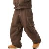 GSOU SNOW Men Snowboard Pants Baggy Women Ski Pants Snow Loose Insulated Sport Outdoor Waterproof Windproof(Deep Coffee)