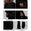 GSOU SNOW Womens Ski Suit One Piece Snowsuit Snowboard Jacket Slim Snow Jumpsuit Faux Fur Ski Outfit Waterproof(Black)