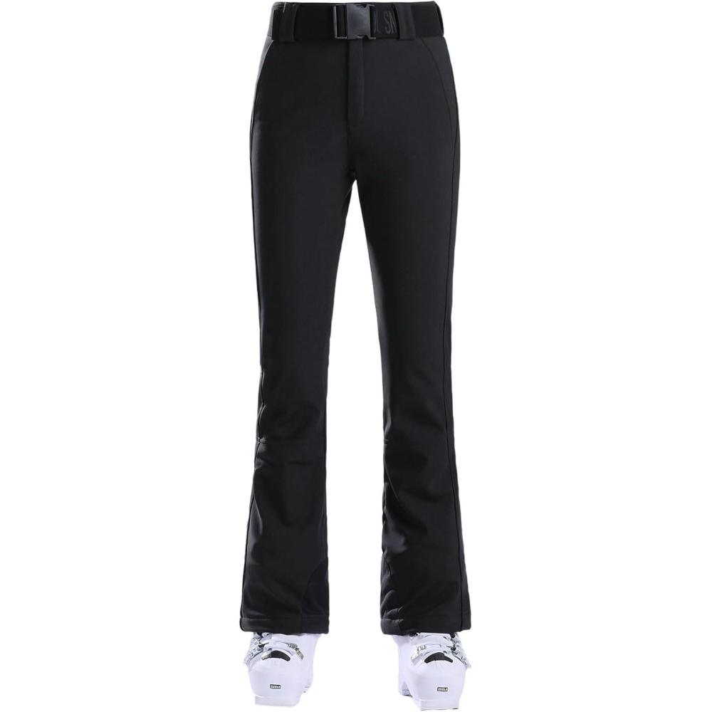 image:imageGSOU SNOW Ski Pants Women Snowboard Pants Slim Snow Insulated Warm Waterproof Windproof Winter OutdoorBlack M