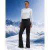 GSOU SNOW Ski Pants Women Snowboard Pants Slim Snow Insulated Warm Waterproof Windproof Winter Outdoor,Black M