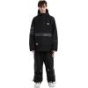 GSOU SNOW Womens Ski Pants Mens Snowboard Pants Waterproof Snow Pants for Winter Outdoor Sport Warm(Black-3)