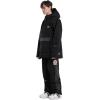 GSOU SNOW Womens Ski Pants Mens Snowboard Pants Waterproof Snow Pants for Winter Outdoor Sport Warm(Black-3)