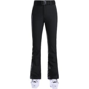 GSOU SNOW Ski Pants Women Snowboard Pants Slim Snow Insulated Warm Waterproof Windproof Winter Outdoor,Black M
