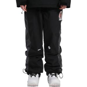 GSOU SNOW Womens Ski Pants Mens Snowboard Pants Waterproof Snow Pants for Winter Outdoor Sport Warm(Black-3)