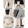 GSOU SNOW Snowboard Pants Mens Womens Retro Baggy Waterproof Reflective Ski Pants Vintage Loose Outwear Not Insulated(Beige)