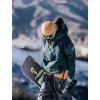 GSOU SNOW Men Ski Jacket Snowboard Snow Coat Warm Winter Waterproof Mountain Hooded(Coffee Black)