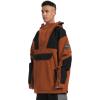 GSOU SNOW Men Ski Jacket Snowboard Snow Coat Warm Winter Waterproof Mountain Hooded(Coffee Black)