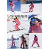 GSOU SNOW Ski Suits Women Men One Piece Snow Suits Waterproof Windproof Men Snowsuit Insulated Ski Jumpsuit for Snow Sports(Pink)