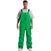 GSOU SNOW Mens Ski Bibs Women Snowboard Pants Bib Snow Insulated Overalls Waterproof Windproof Winter Warm Sport(Dark Green)