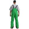 GSOU SNOW Mens Ski Bibs Women Snowboard Pants Bib Snow Insulated Overalls Waterproof Windproof Winter Warm Sport(Dark Green)