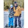 GSOU SNOW Women Ski Jacket Snow Coat Waterproof Windproof Snowboarding Jacket Coat Insulated Warm Winter(Flower)