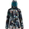 GSOU SNOW Women Ski Jacket Snow Coat Waterproof Windproof Snowboarding Jacket Coat Insulated Warm Winter(Flower)