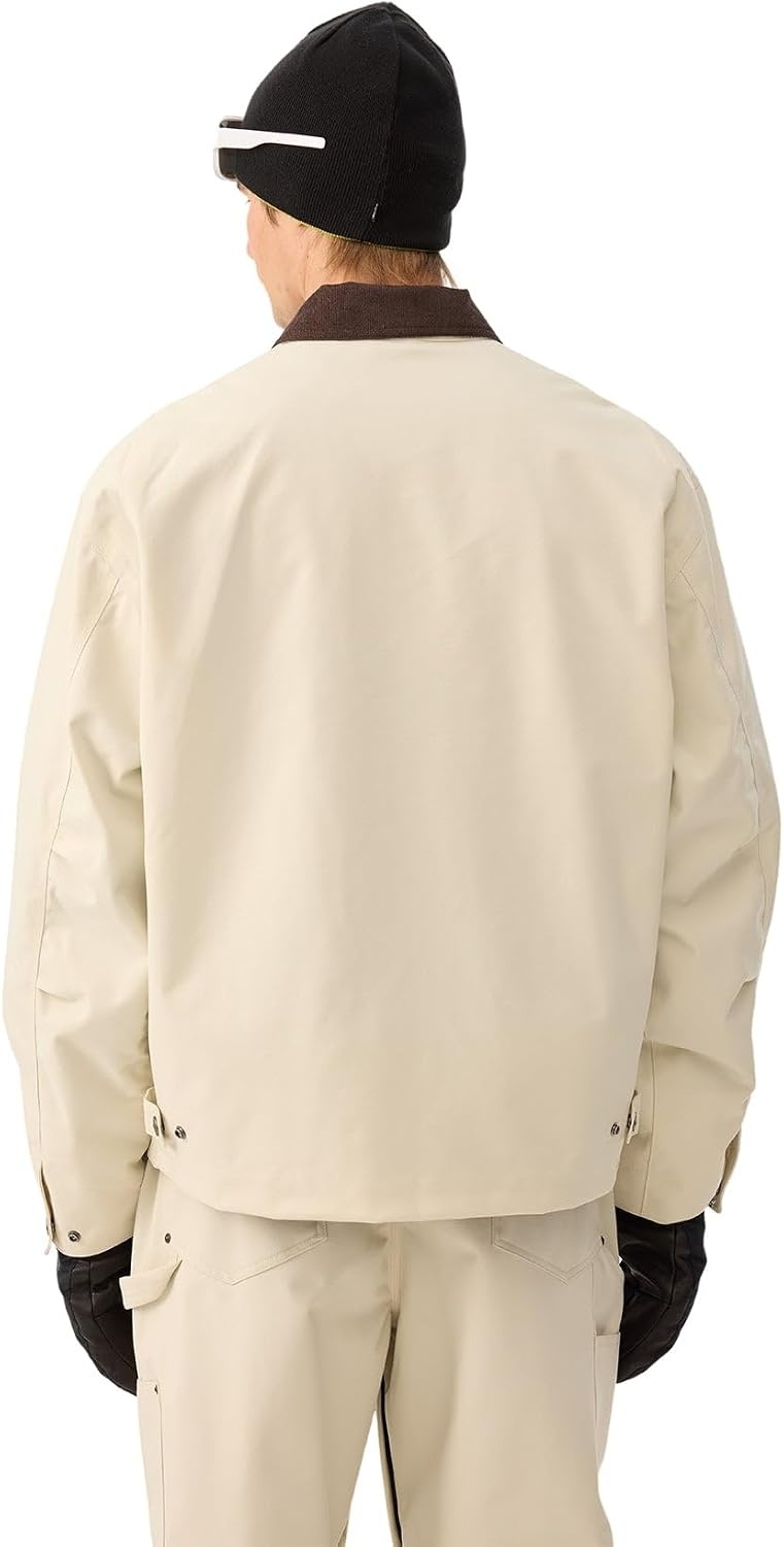image:imageGSOU SNOW Mens Ski Jacket Womens Snowboard Jacket Snow Coat Waterproof Windproof Warm WinterBeige1