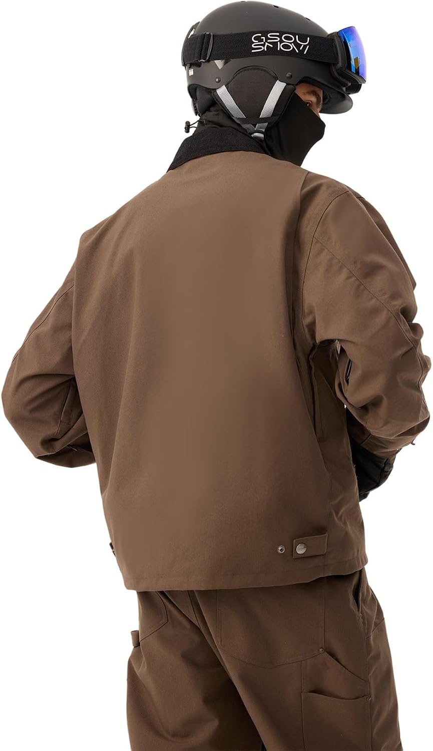 image:imageGSOU SNOW Mens Ski Jacket Womens Snowboard Jacket Snow Coat Waterproof Windproof Warm WinterDeep Coffe1