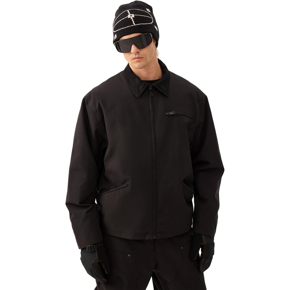 image:imageGSOU SNOW Mens Ski Jacket Womens Snowboard Jacket Snow Coat Waterproof Windproof Warm WinterBlack1